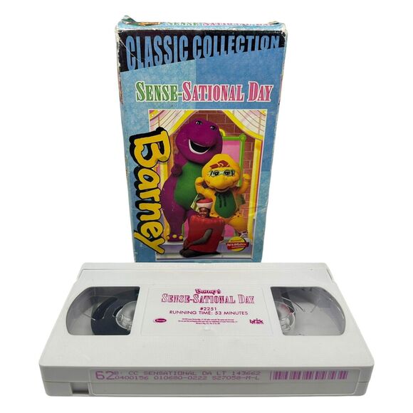 Barney & Friends Sense-Sational Day VHS 1999 Video Tape  Classic Collection - Picture 2 of 7